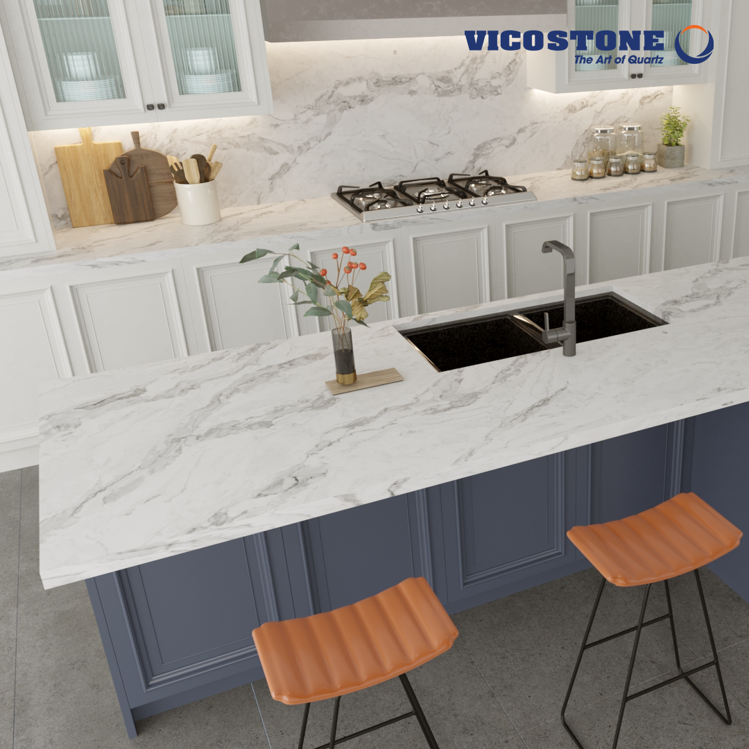 Vicostone Amarcord BQ9500 kitchen application