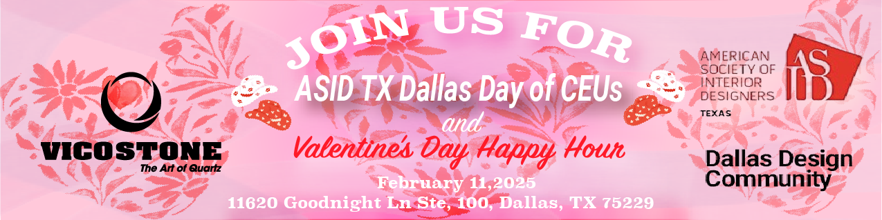 ASID TX Dallas Day of CEUs at Vicostone Feb 11 2025