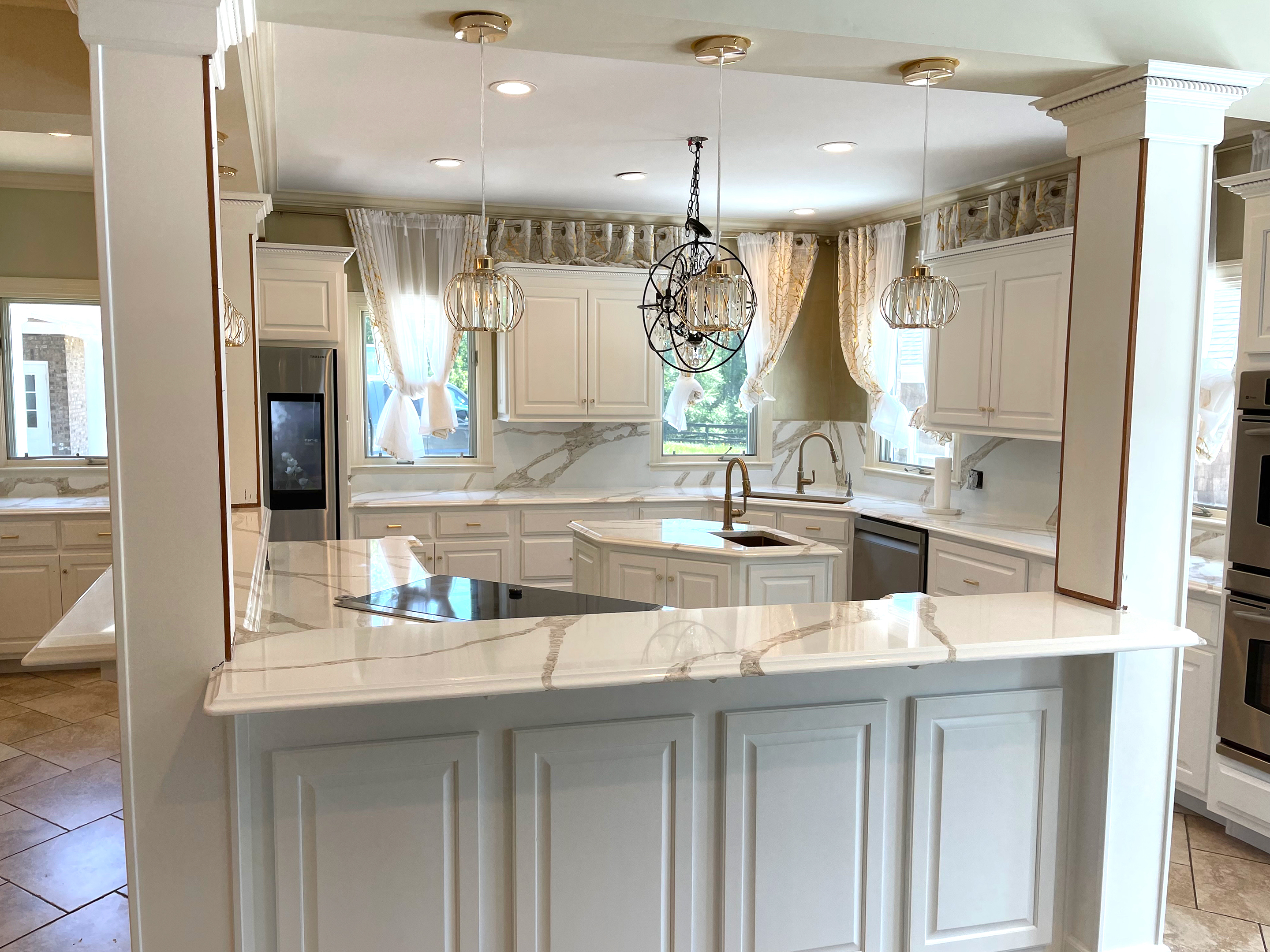 Kitchen remodel by PDP Countertops in Cartersville, Georgia